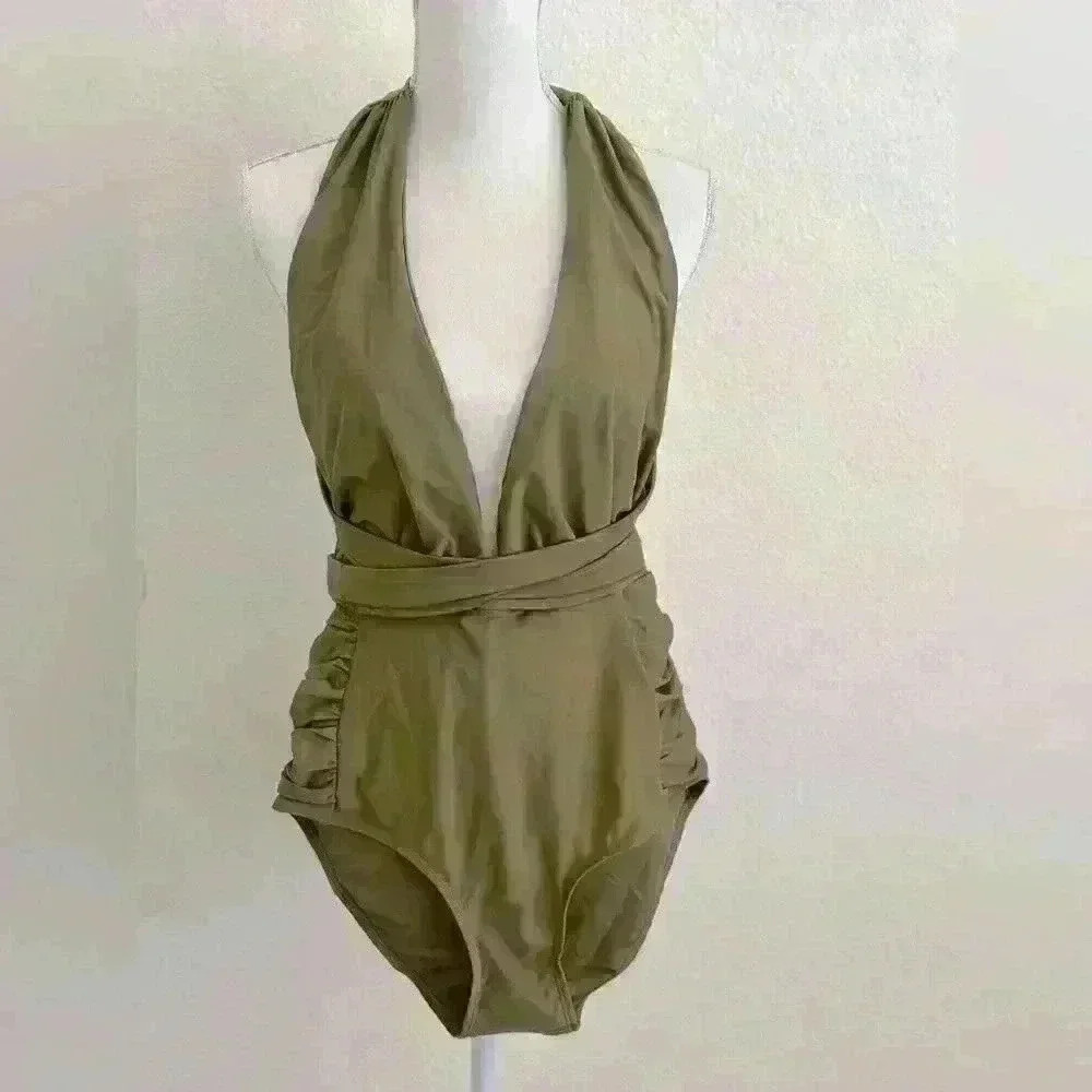 Nicole Miller Design Your Own Look One Piece Swimsuit Size Large - Picture 3 of 10